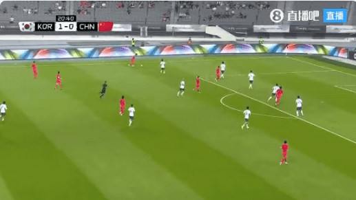 国足20分钟0-2落后韩国！朱辰杰冒顶，朱玟奎无人盯防轻松破门(国足10韩国进球时刻)