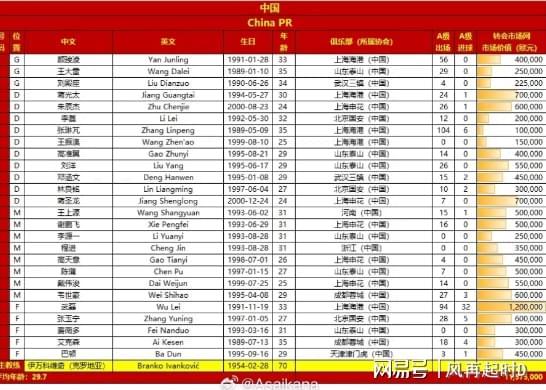 九游体育-国足新名单出炉：28人阵容正式公布，王大雷和韦世豪退出，高洪波否认复出的简单介绍